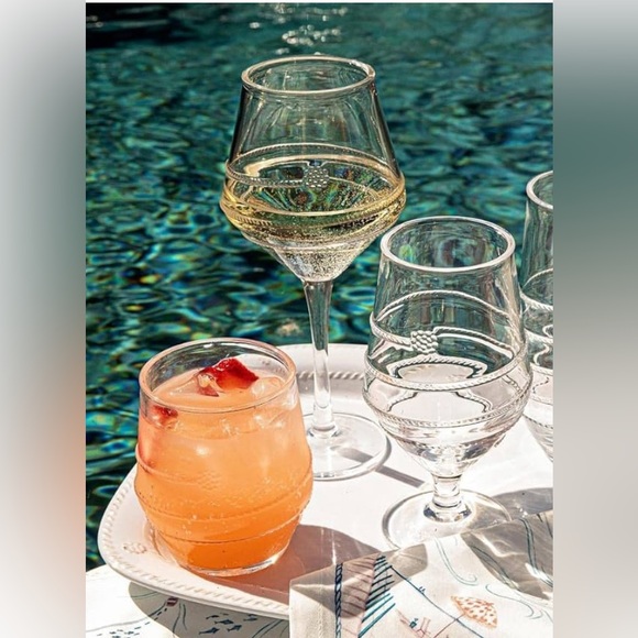 Juliska Dining 2 Juliska Amalia Acrylic Wine Glasses Poshmark